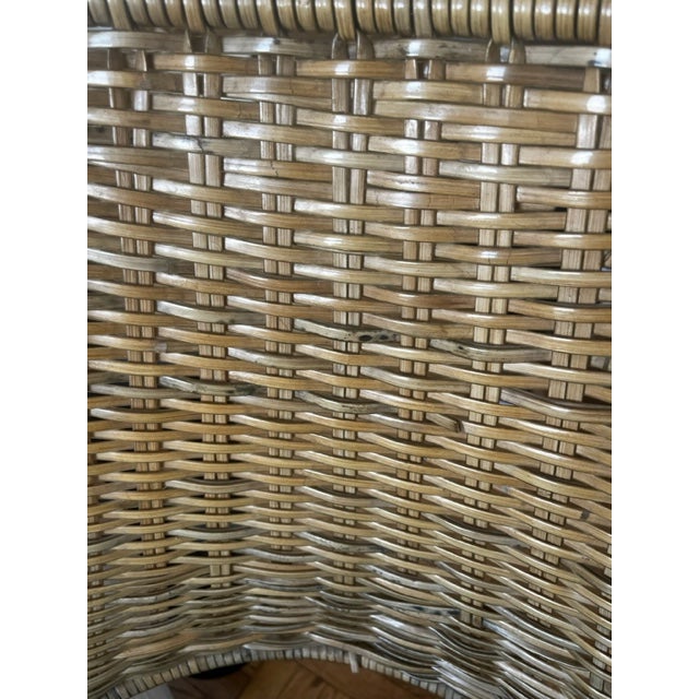 Arthur Umanoff MCM Rattan Dining Chairs for Shaver Howard- Set of 4 For Sale - Image 10 of 12