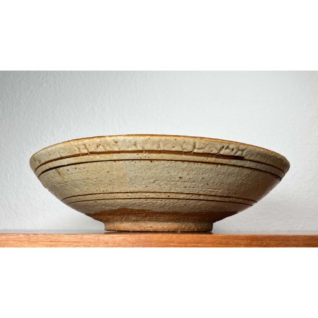 Large Mid-Century Modern Danish Studio Pottery Bowl from Kirsten Winther Johannsen, 1960s For Sale - Image 16 of 18