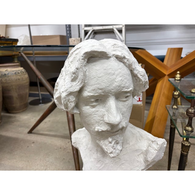 French 19th Century French Plaster Bust For Sale - Image 3 of 9