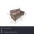 Modern Brown Taupe Leather Porto Three-Seater and Two-Seater Sofas with Manual Function from Erpo, Set of 2 For Sale - Image 3 of 18