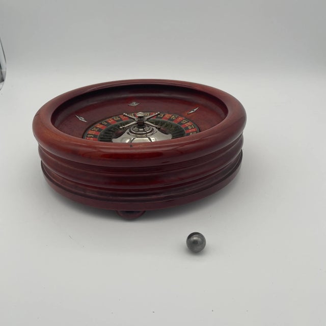 Late 19th Century Victorian Mahogany Roulette Wheel For Sale - Image 4 of 6