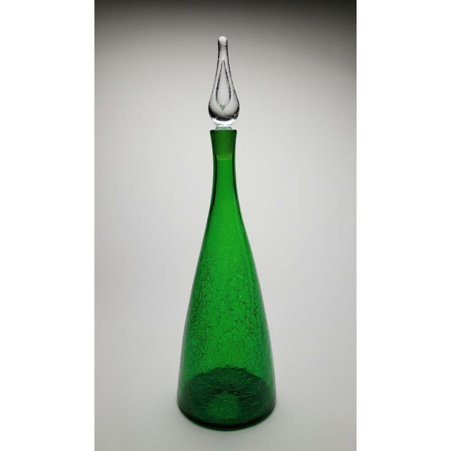Winslow Anderson 1950s Mid Century Blenko Decanter For Sale - Image 4 of 14