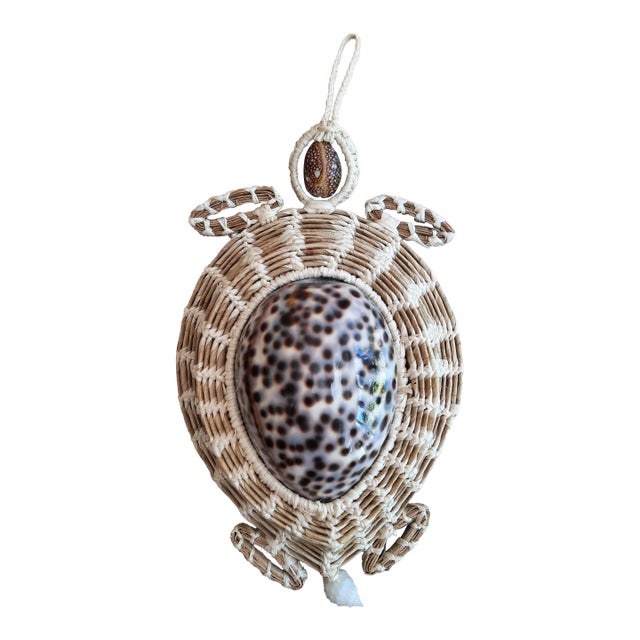 Turtle Cowrie Seashell Figurine Wall Art For Sale