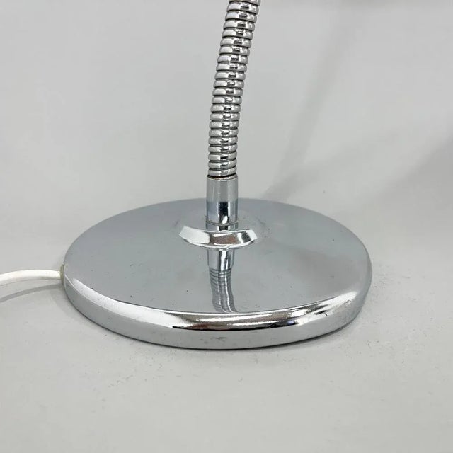 Chrome Adjustable Table Lamp, Italy, 1960s For Sale - Image 6 of 9