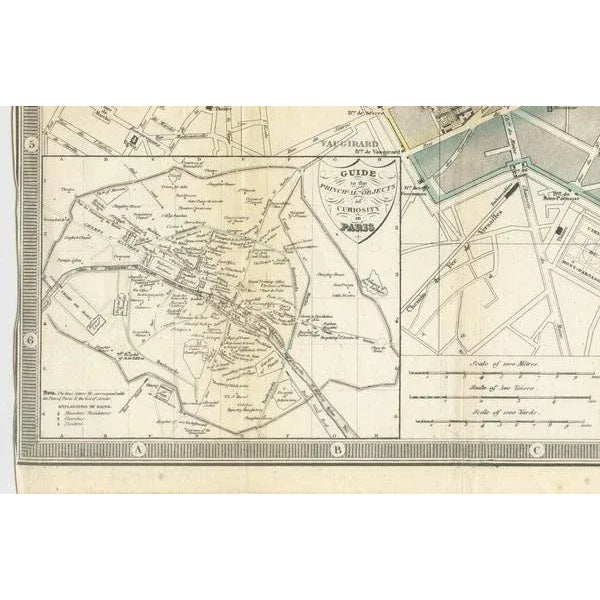 Antique Map by Gall and Inglis, 1843 For Sale - Image 4 of 10