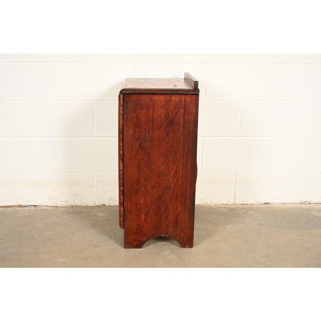 Antique Arts & Crafts Mahogany Music Cabinet, Circa 1900 For Sale - Image 13 of 15