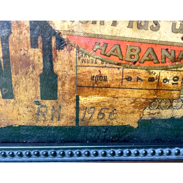 1950s Find the Dapper Black Cat in This Vintage Newsprint Collage For Sale - Image 5 of 5