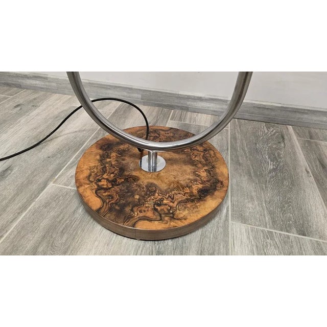 Brown Floor Lamp by Robert Slezak for Slezak Factories, 1930s For Sale - Image 8 of 13