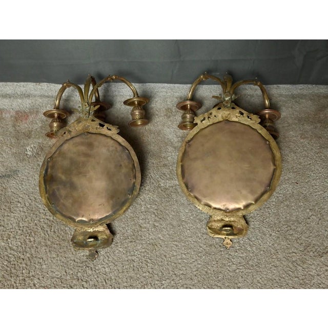 Bronze Wall Sconces, Set of 2 For Sale - Image 12 of 14