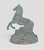 1980s Vintage Cristal d'Arques Paris, France 24% Lead Crystal Rearing Horse Figurine on Frosted Oval Base For Sale - Image 5 of 12