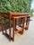 Mid Century Modern Teak Triform Nesting Table Set For Sale - Image 10 of 16