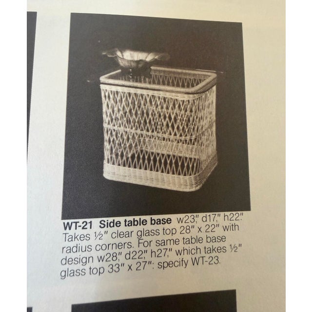 1970's McGuire Furniture Rattan "Willow" Collection 4 Piece Lounge Set by Davis Allen for McGuire For Sale - Image 18 of 18