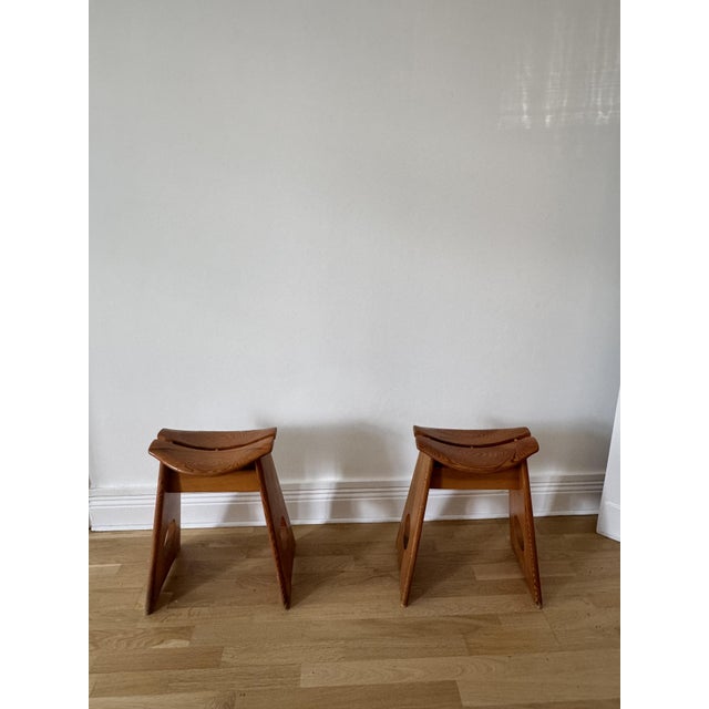 Stools by Gilbert Marklund for Furusnickarn Ab, 1960s, Set of 2, in Very Good conditions. Designed 1960 to 1969 I have...