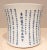 Vintage Chinese Porcelain Poem Characters Brush Pot For Sale - Image 9 of 9