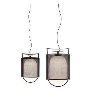 Denglong T Pe and T Gr Suspension Lamps by Neri and Hu for Parachilna, Set of 2 For Sale