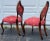 Pair of French Louis XV Style Balloon Back Chairs, Dragonfly Upholstery, Walnut Finish a Pair For Sale - Image 4 of 12