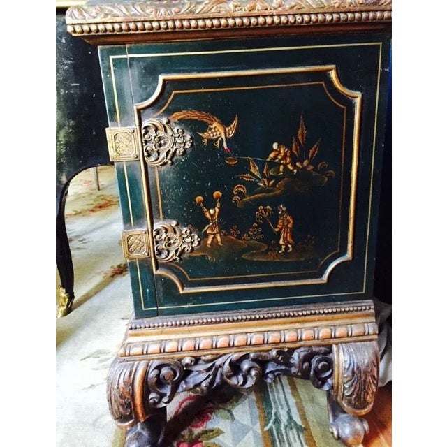 Chinoiserie End Cabinets - A Pair For Sale - Image 4 of 11