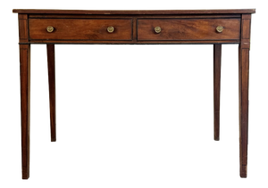 Vintage Mahogany Console Table with Drawers, 1950s