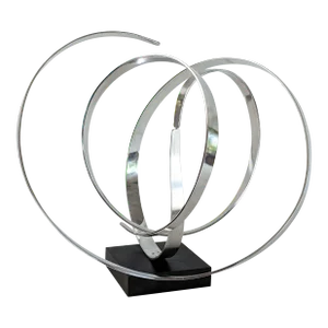 Charles Taylor Modernist Aluminium Kinetic Table Sculpture Signed