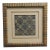 Vintage Framed Asian Woven Textile Fragment For Sale