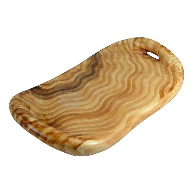 Vintage Ceramic Dish from Vallauris, France, 1970s For Sale