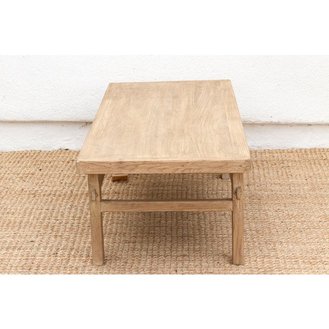 Rustic Elegant Reclaimed Wood Coffee Table For Sale In Los Angeles - Image 6 of 7