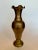 Hollywood Regency Scalloped Edge Solid Brass Vase For Sale - Image 11 of 11