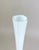 20th Century White and Clear Murano Glass Long Neck Vase, Italy, 1960s For Sale - Image 6 of 14