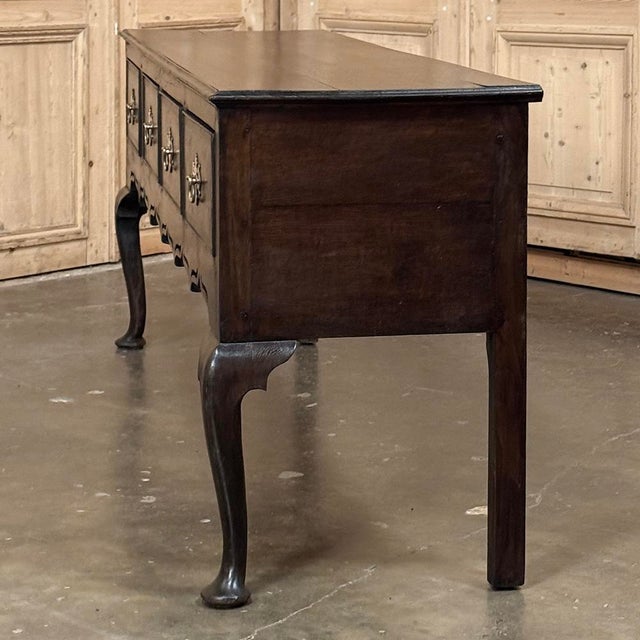 18th Century English Georgian Period Solid Oak Dresser For Sale - Image 12 of 18