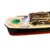 Red 1960s MCM Novelty "Cruiser" Black & Red Cruise Ship Enameled Lighter by Sarome Japan For Sale - Image 8 of 8