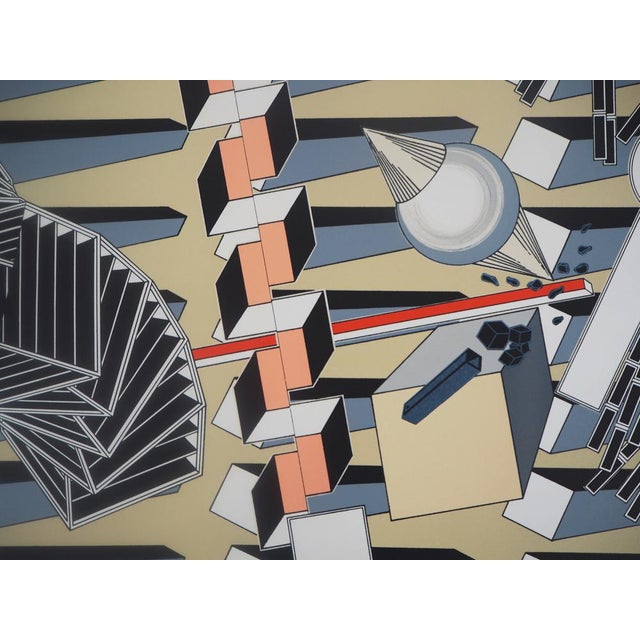 Modern Alain Le Yaouanc, The Infinite Universe, 20th Century, Original Lithograph For Sale - Image 3 of 6