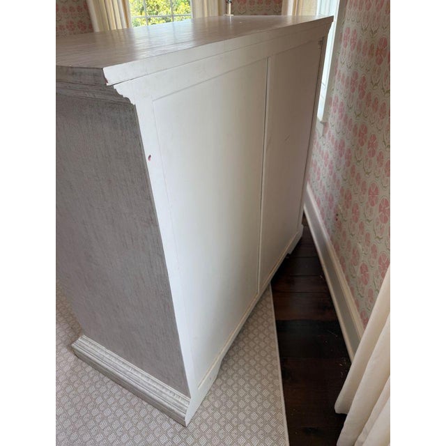 Wood Large Whitewashed Dresser by Noir For Sale - Image 7 of 8