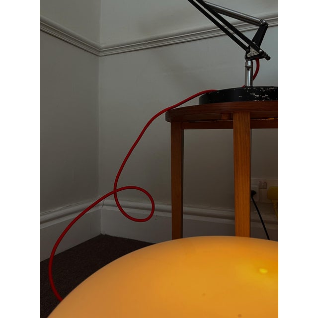 Metal Brutalist Luxo Task Lamp with Extended Reach and Custom Base, 1950s For Sale - Image 7 of 13