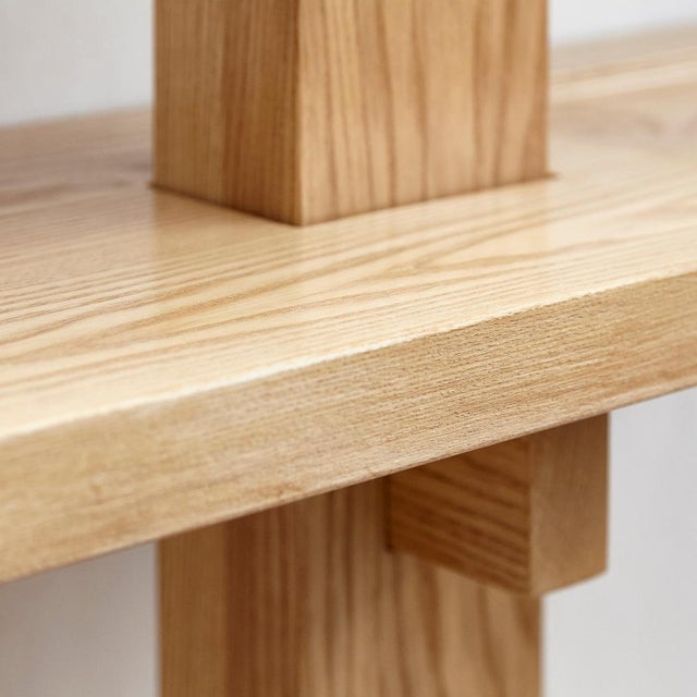 Brown Ashwood Wall-Mounted Shelf from Dada Est. For Sale - Image 8 of 15