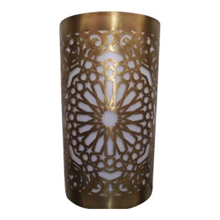 21st Century Brass Moroccan Wall Lamp For Sale
