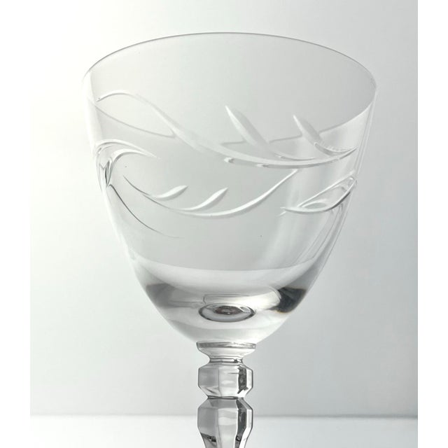 Glass Tiffin Franciscan “Surf” Set of 10 Water Glasses For Sale - Image 7 of 7