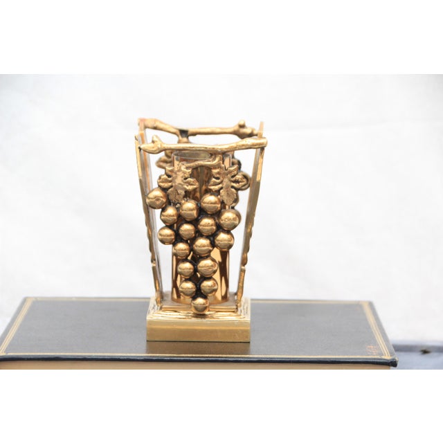 Gold Bronze Candleholder, 1950s For Sale - Image 10 of 18