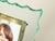 Large Nile Green Chiseled Crystal and Brass Photo Frame from Fontana Arte, Italy, 1940s For Sale - Image 11 of 15