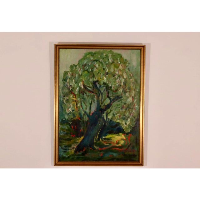 Nillo Kallio, Tree, 20th Century, Oil on Canvas, Framed For Sale - Image 4 of 18