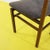 Wooden Chair with Brown Upholstered Seat For Sale - Image 10 of 11