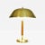 Swedish Art Deco Brass and Oak Table Lamp by Falkenbergs Belysning AB 1940´s Swedish Brass and Oak Table Lamp by...