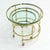 Heavy Solid Bronze Faux Bamboo Expansion Round Nesting Coffee Side Tables For Sale - Image 9 of 10