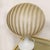White and Beige Swirl Murano Glass Globe Table Lamp For Sale - Image 3 of 8