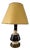 Art Deco Table Lamp in Glazed and Gilded Porcelain, 1920s For Sale
