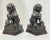 Vintage Patinated Metal Foo Lion Sculptures - A Pair For Sale In New York - Image 6 of 12
