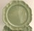 Set of 8 VARAGES Large Celadon Green Dinner / Chop / Charger Plates 12" Diam From the Luberon Region of France. Excellent...