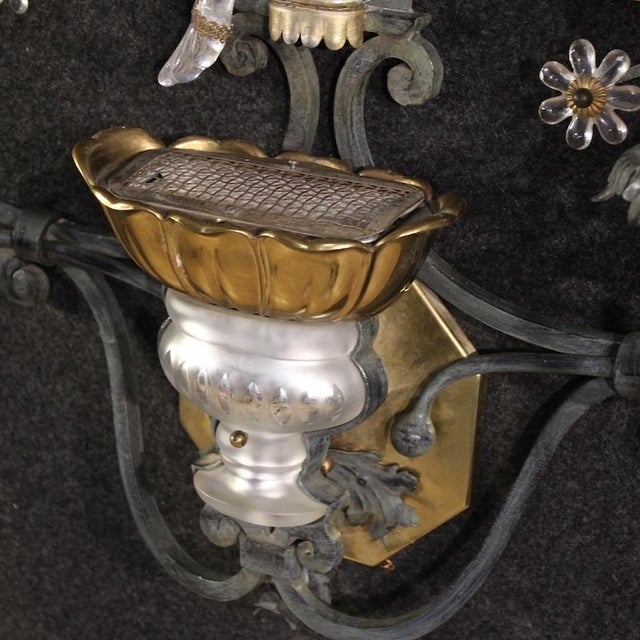 20th-Century Italian Wall Light by Banci, Florence, 1960 For Sale - Image 4 of 13