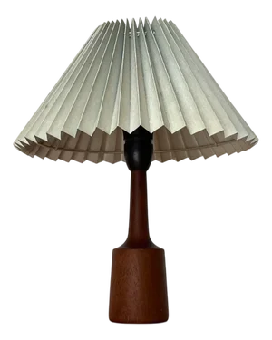 Mid-Century Modern Danish Teak Table Lamp, 1960s