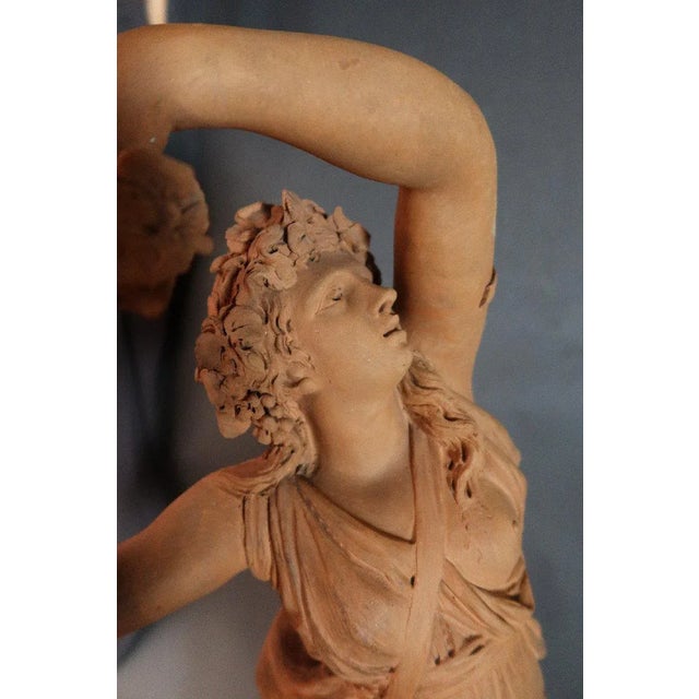 Jonchery, Classical Figure, 1900s, Terracotta Sculpture For Sale - Image 5 of 13