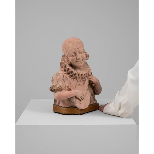 French Provincial 20th Century French Terracotta Bust For Sale - Image 3 of 18
